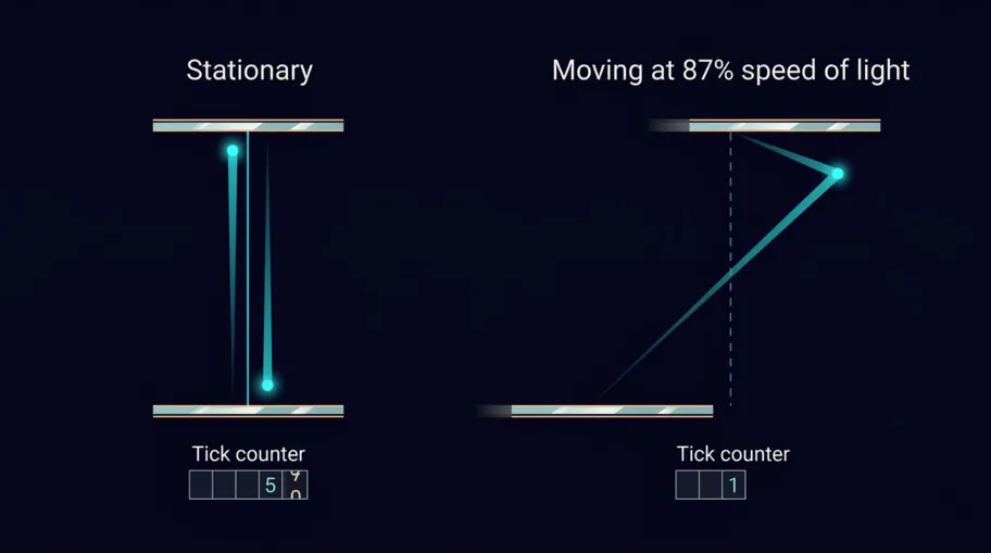 Light Clock, Why Moving Clocks Tick Slower