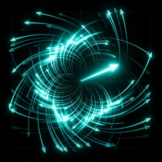 Probability amplitudes visualized as rotating arrows in complex plane, combining to produce measurement probabilities
